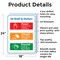 Signmission All Staff & Visitors, 18 in W x Rectangle, Aluminum OS-2PACK-NS-A-1824-25565 - alternate 2